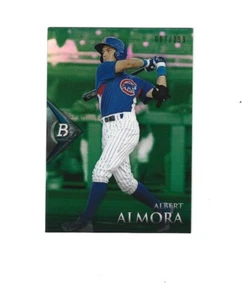 2014 Bowman Platinum Chrome Prospects Green Refractores #BPCP90 Albert Almora - Imagen 1 de 1