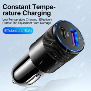 USB C Fast Car Charger Adapter for iphone 13/12/11 Pro Max X/XS V1J3AU U K` - Picture 1 of 14