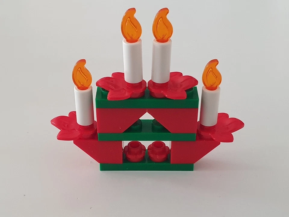 1x Lego Weihnachtsdeko/Advent Kerzen NEU MOC  37775 37762 - Bild 1 von 1