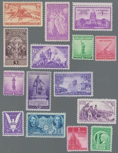 USA 1940-43 #894-908; Commemoratives Complete Set all OG #903 is MLH others MNH - Picture 1 of 2