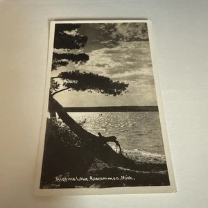 1940’s   Higgins Lake Roscommon Michigan MI RPPC Photo Postcard - Picture 1 of 2