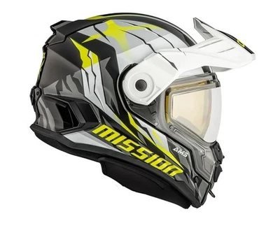 Nuevo Casco de Moto de Nieve Blanco Lima CKX Mission con Protector Térmico L XL 2XL 3XL 51695 Foto 1 de 4
