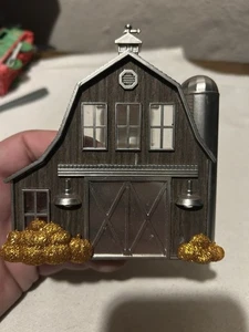 Bath and Body Scheune Nachtlicht Wandblume Steck Glitzer Kürbisse Herbst Silo Bauernhof - Bild 1 von 2