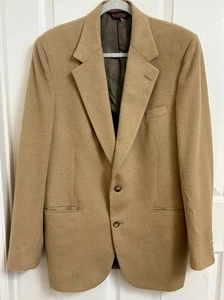 NORDSTROM CLASSICS Size Men’s 42 Camel Hair Single Breasted Sport Coat/Blazer - Picture 1 of 6