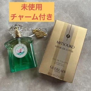 Guerlain Mitsouko Fleur De Lotus 1.7 Fl Oz 50ml Eau De Toilette WITH CHARM Japan - Picture 1 of 5