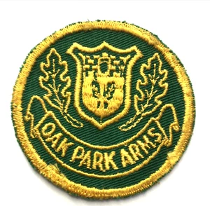 VTG Oak Park Arms Hotel Motel patch 3.0" older - Picture 1 of 2