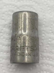 VINTAGE CRAFTSMAN USA -V- 47503 SOCKET ~ 9/16" ~ 1/2" DRIVE ~ 12 POINT 🇺🇸 - Picture 1 of 6