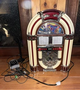 Caja de música Elta Jukebox - Reproductor de CD Radio MP3 - Iluminado - Imagen 1 de 7