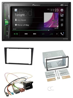 Pioneer 2DIN MP3 DAB USB Bluetooth Autoradio für Opel Corsa C Signum Vectra B ab - Bild 1 von 4