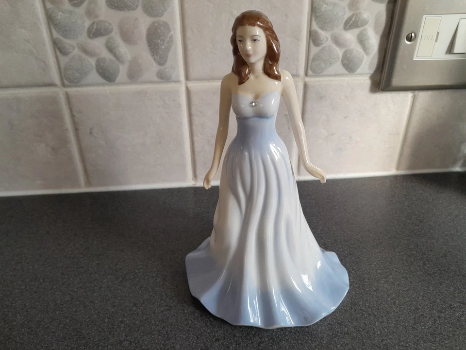 Royal Doulton - The Gemstone Collection - April Diamond figurine - immaculate - Image 1 of 4