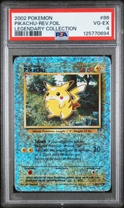 PSA 4 Pikachu Legendary Collection Reverse Holo Pokemon Card 86/110 - Picture 1 of 5