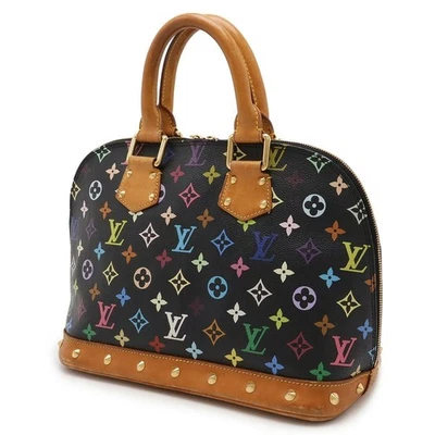 Louis Vuitton Alma Takashi Murakami Multicolor Monogram Studs Handbag M92646 - Image 1 of 4