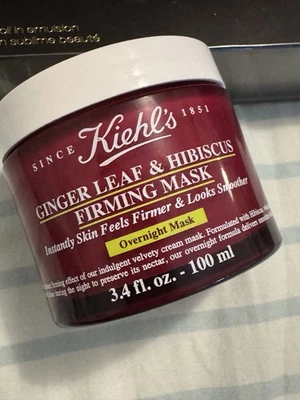 Kiehl's Ginger Leaf & Hibiscus Firming Mask 100ml Overnight Mask (new) - Image 1 of 3