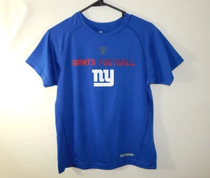 New York Giants NFL Football T Shirt REEBOK Size YOUTH Medium 10 / 12 - Picture 1 of 3