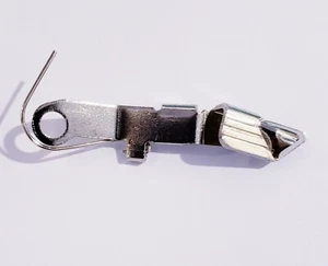Glock Extended Slide Stop LEVER Stainless Silver For GLOCK 17 19 20 21 22 23 24 - Picture 1 of 3