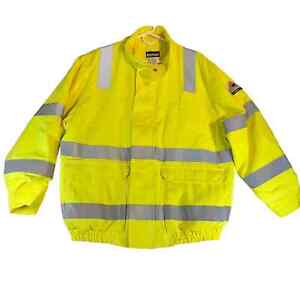 Bulwark FR LINED BOMBER JACKET 2112 Compliant High Vis Type R Class 3 Features
