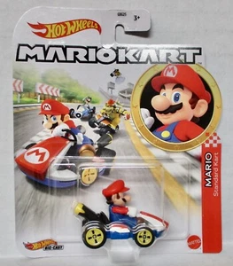2023 HOT WHEELS E CASE MARIO KART MARIO STANDARD KART COMBINE SHIPPING - Picture 1 of 1