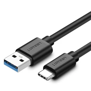 UGREEN USB 3.0 AM to Type-C USB-C Data Cable Fast Charging 2.4A Black 1-2m 20882 - Picture 1 of 1