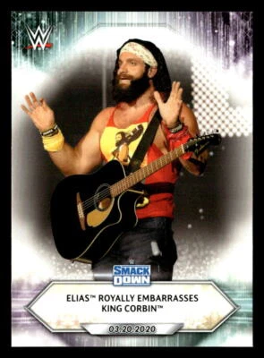 2021 Topps WWE #39 Elias Royally Embarrasses King Corbin - Image 1 of 2