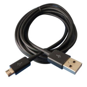 Black 5meter 16ft micro usb data charge cable good quality for android phones - Photo 1 sur 2
