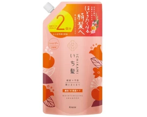 Kracie ICHIKAMI W Moisturizing Care Shampoo Refill 660mL from Japan - Picture 1 of 8