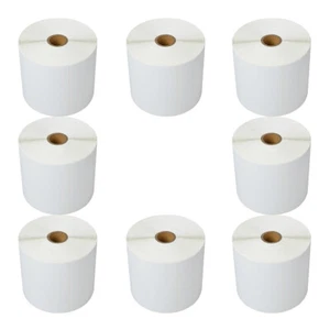 8 rollos 500 etiquetas envío térmico directo 4x6 para Zebra LP 2844 Eltron ZP450 - Imagen 1 de 21