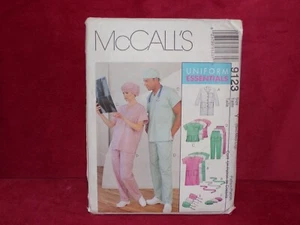 🦋 McCALL'S #9123 - ADULT MEDICAL SCRUBS-NURSE-DOCTOR PATTERN SM-LG / XL-XXL FF - Picture 1 of 2