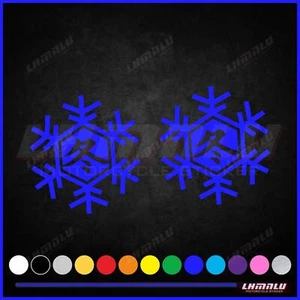 6pcs For KAWASAKI winter Sticker Motorcycle Fairing Decal Bodywork Vinyl Logo - Imagen 1 de 12