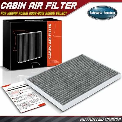 Filtro de aire de cabina con carbón activado para Nissan Rogue 08-13 Rogue Select 14-15 Foto 1 de 4