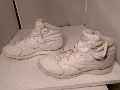 De colección 1995 Nike Airliner Para Mujer Talla 8 Blanco Cuero Zapatos Tenis 171036-101 Foto 1 de 4