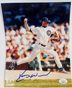 Kerry Wood Autographed 8x10 Photograph (JSA COA) - Picture 1 of 3