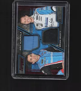 2016 Panini Torque Pairings Materials Blue #PM-AS Brian Scott Aric Almirola /49 - Picture 1 of 3
