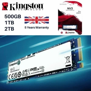Kingston NV3 500GB/1TB/2TB M.2 SSD NVME M2 Internal Solid State Drive PCIe Gen4 - Picture 1 of 22