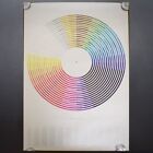 Large Music Poster Print Wall Art The Colour Of Song Wheel Modern Used Dorothy