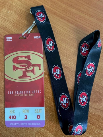 NICK BOSA & DEEBO SAMUEL DEBUT SEASON 2019 NFL SAN FRANCISCO 49ERS TICKET PASS Cover