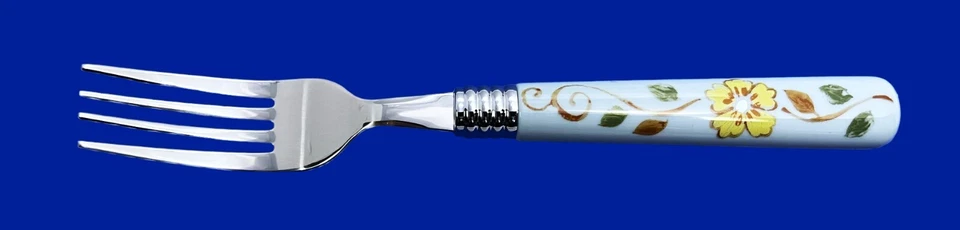 Gibson BELLA FRUITA RIM Cubiertos de plástico inoxidable -- Tenedor de cena 7 3/4" Foto 1 de 1