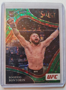 2022 Rogerio Bontorin Select Green Disco Rookie SSP /5 Ringside Level 🔥HOT!🔥