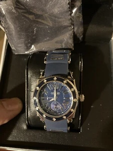 NEW Aquaswiss 62LD011 Women's Swissport L Unique Diamond Accented Flowers Watch - Picture 1 of 1