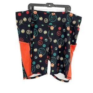 Torrid x Marvel Black Avengers Pull On Bermuda Bike Shorts Women's Plus Size 5X - Picture 1 of 6