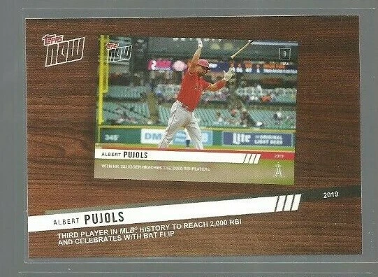 2020 Topps '19 Topps Now Review #TNR3 Albert Pujols (ref 84981) - Image 1 of 1