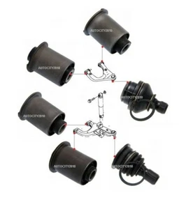 PER NISSAN PATHFINDER R51 05-12 BOCCOLA BRACCIO SUPERIORE/INFERIORE POSTERIORE LH O RH + GIUNTO SFERICO - Foto 1 di 1
