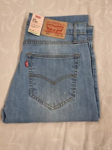 Levi's 511 Men's Slim Fit Flex Blue Jeans Denim New with Tags, Waist Size 36