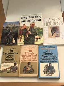 James Herriot Lot 6 All Things Bright, All Things Wise, All Creatures + - Picture 1 of 18