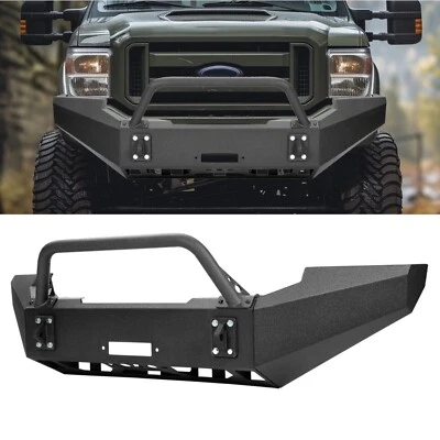 For Ford F-250 F-350 Super Duty 1999-2004 Steel Front Bumper Assembly - Image 1 of 4