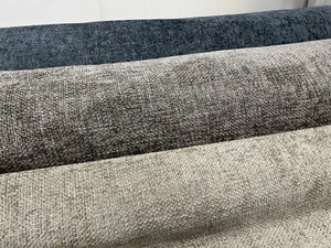 UPHOLSTERY CHENILLE PLAIN CHUNKY TEXTURED HOPSACK FABRIC 140CM WIDE By Next - Picture 1 of 25