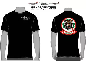 VMFA-333 Fighting Shamrocks Squadron T-Shirt D2, USMC Licensed Product - Picture 1 of 3