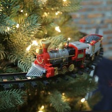 toy train for christmas tree
