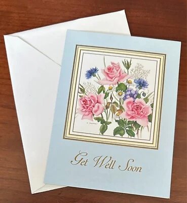 Get Well Soon Greeting Card + Envelope - Art by Valerie Pfeiffer - Image 1 of 3