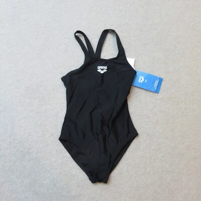Arena Swimsuit Girls Age 6 / 7 Years Black Swimsuit Holiday One Piece 116 cm NWT - Image 1 of 4