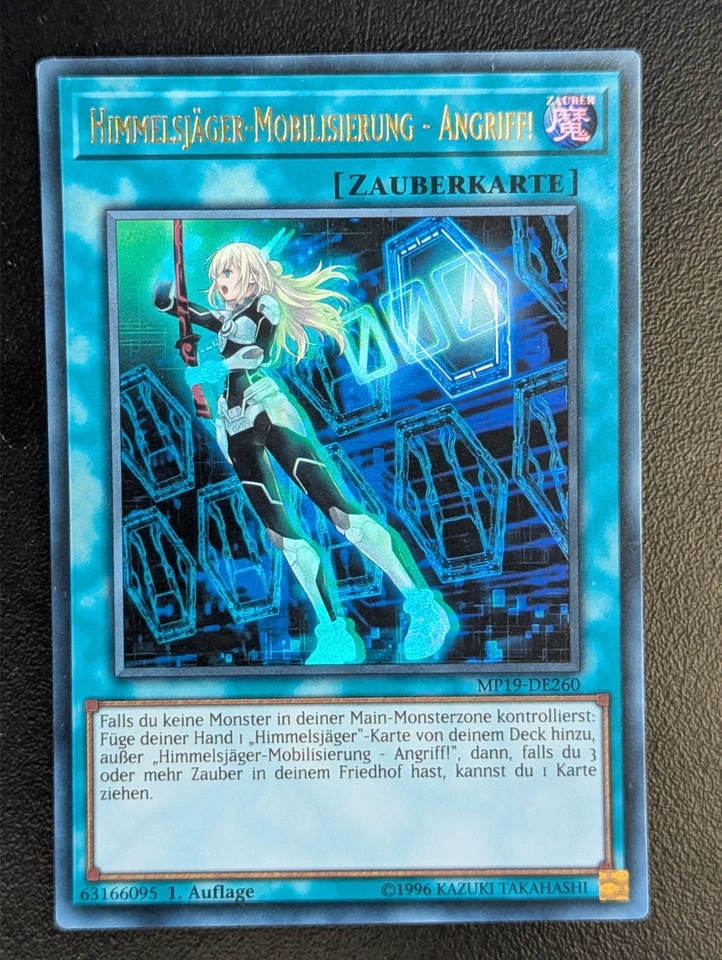 Himmelsjäger-Mobilisierung - Angriff! MP19-DE260 Ultra Rare Deutsch NM Yugioh - Bild 1 von 1